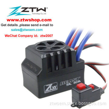 ZTW Beast SL 60A Short Course Truck Brushless ESC for Rc car